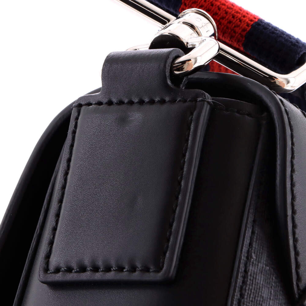 Gucci Web Strap Flap Messenger Bag Gg #258258G16B - Picture 6 of 8